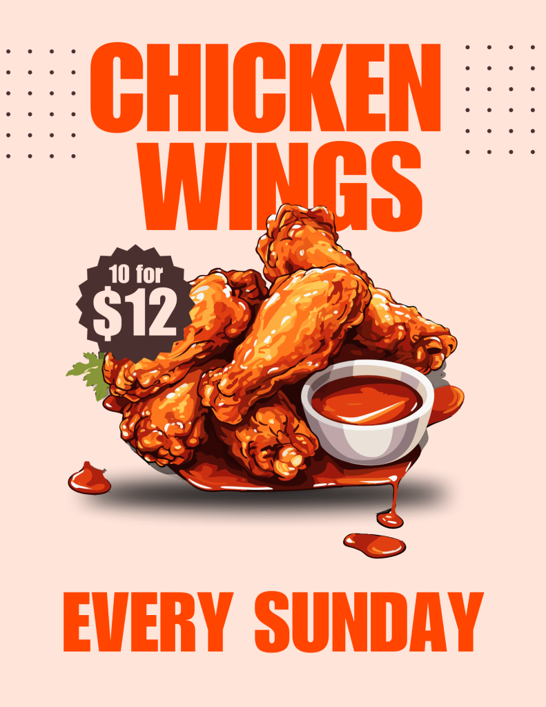 Chicken Wings Every Sunday